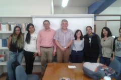 Con los asistentes al Taller “Herramientas metodológicas cuantitativas para el análisis sociolingüístico” como profesor invitado por el equipo encargado de realizar el proyecto PRESEEA-Guadalajara (México) del 23 al 27 de octubre de 2017.